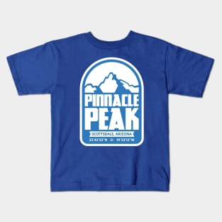 Pinnacle Peak (Agua) Kids T-Shirt